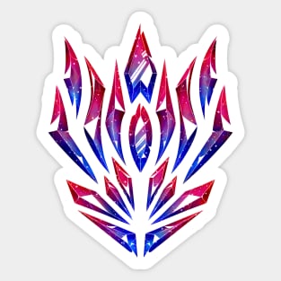 Bi pride crystals Sticker